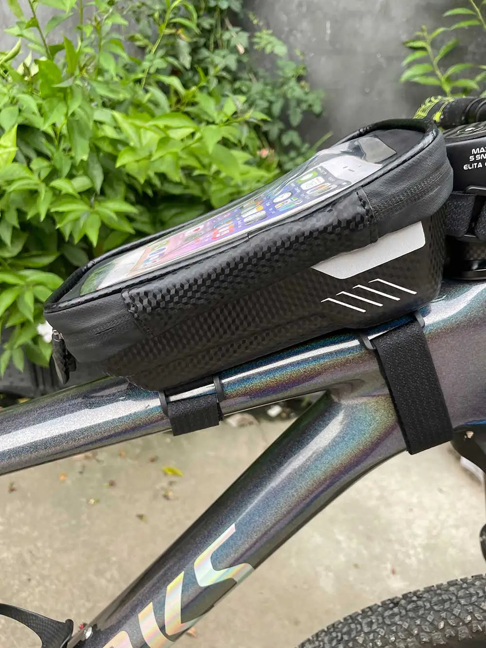 Bicycle Bag Waterproof 6.5 Inches Phone Case Storage Touch Screen MTB Road Bike Bag Cycling Top Front Tube Frame Bag