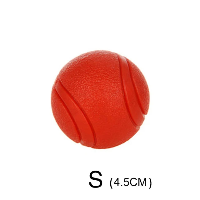 S-XL Sizes Solid Rubber Balls Bouncy Ball Bite Resistant Indestructible Dog Training Interactive Ball Pet Toy Molar Ball