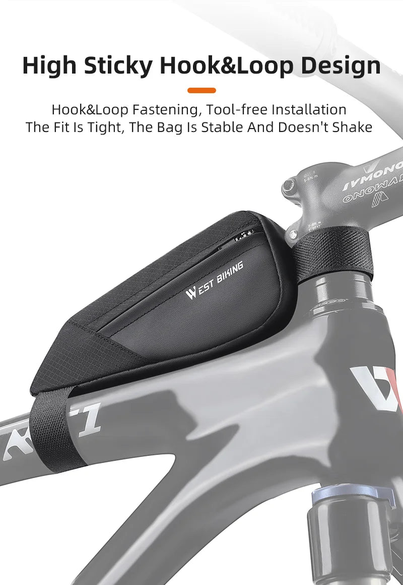 Bike Bag Ultralight Top Front Tube Frame Triangle Bag Mini Size Portable Water Repellent MTB Road Bicycle Bag Pannier