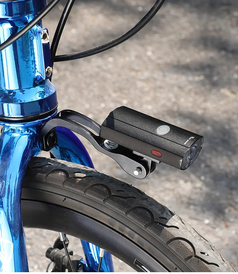 WEST BIKING Front Fork Light Holder Adjustable Aluminum Alloy Bracket For GOPRO Sport Camera Lamp Mount Stand Bike Accessories