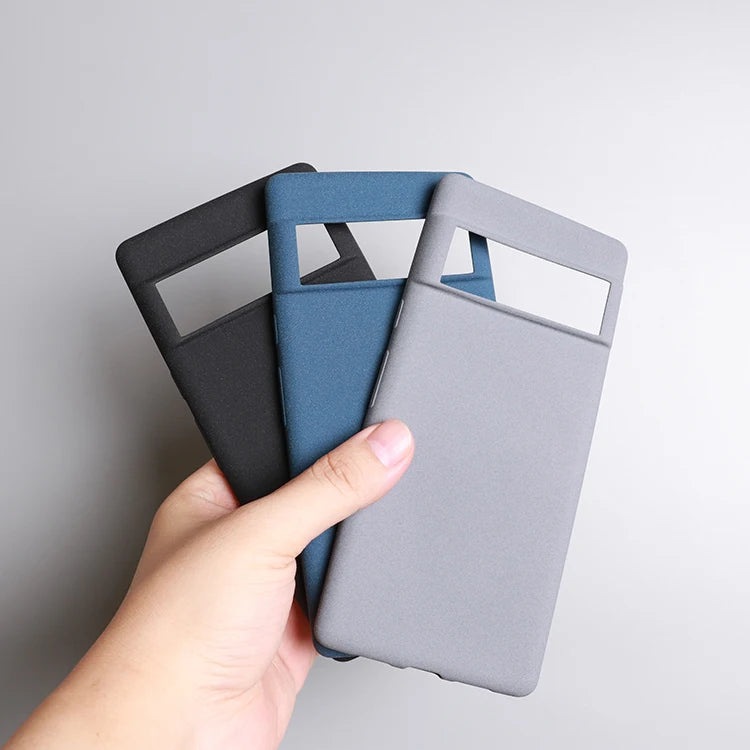 for Google Pixel 9A 9 8A 8 7 Pro 7A 6A 6 XL 5A 4A Case Sand Matte Soft Silicon Full Protect Antifall Anti-slip Cover Shell Funda