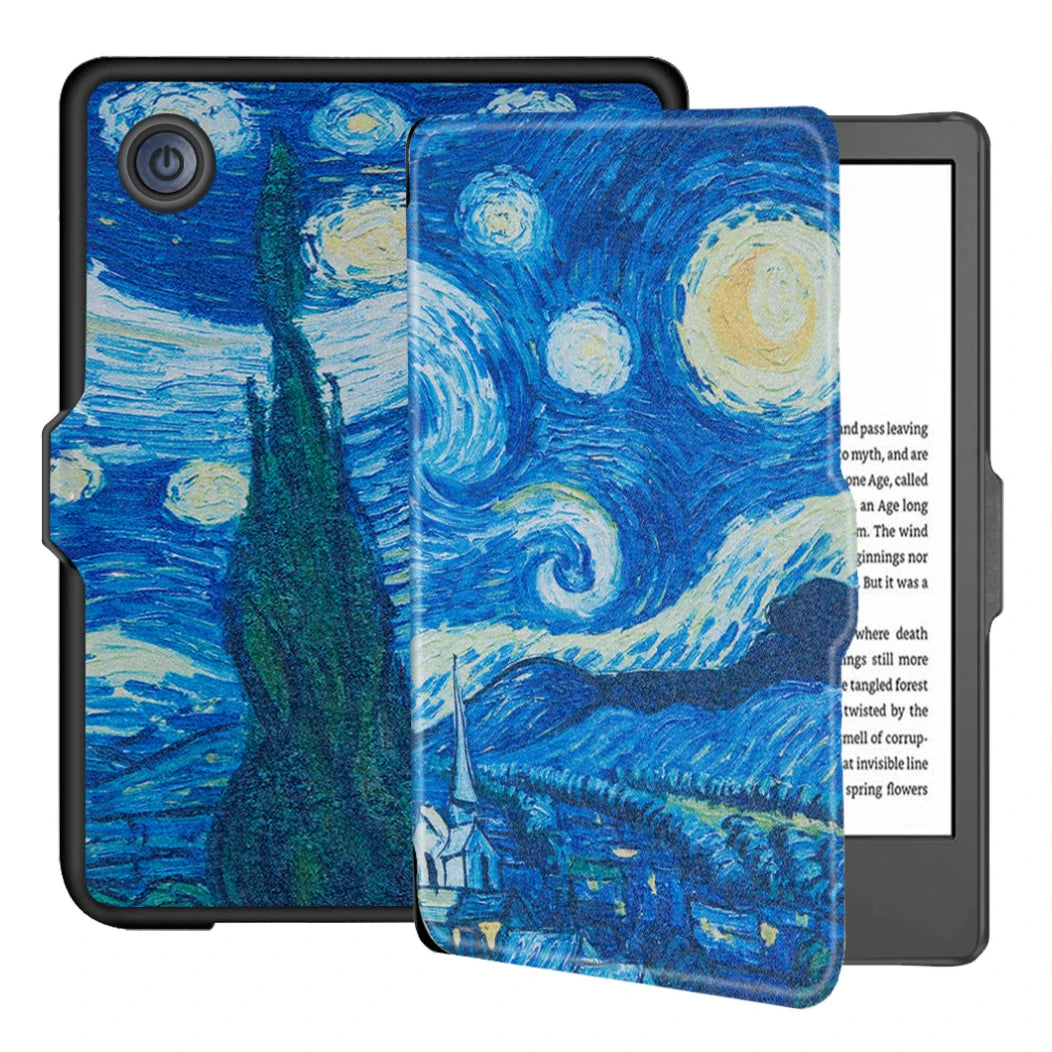 For Kobo Clara BW / Clara Colour 2024 Case 6 inch Auto Wake Sleep PU Leather Cover Soft Magnetic Ereader Hoesje N365 N367 Funda