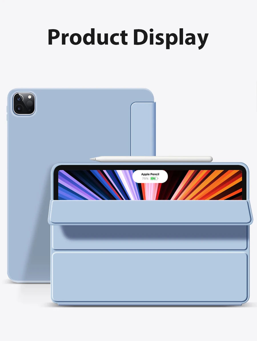 Ipad Pro 11 12.9 13 inch 2024 Case Air 5 4 3 9th 10th 10.9 Generation For iPad 7th 8th 10.2 Mini 6 Pro 9.7 Flip Smart Cover