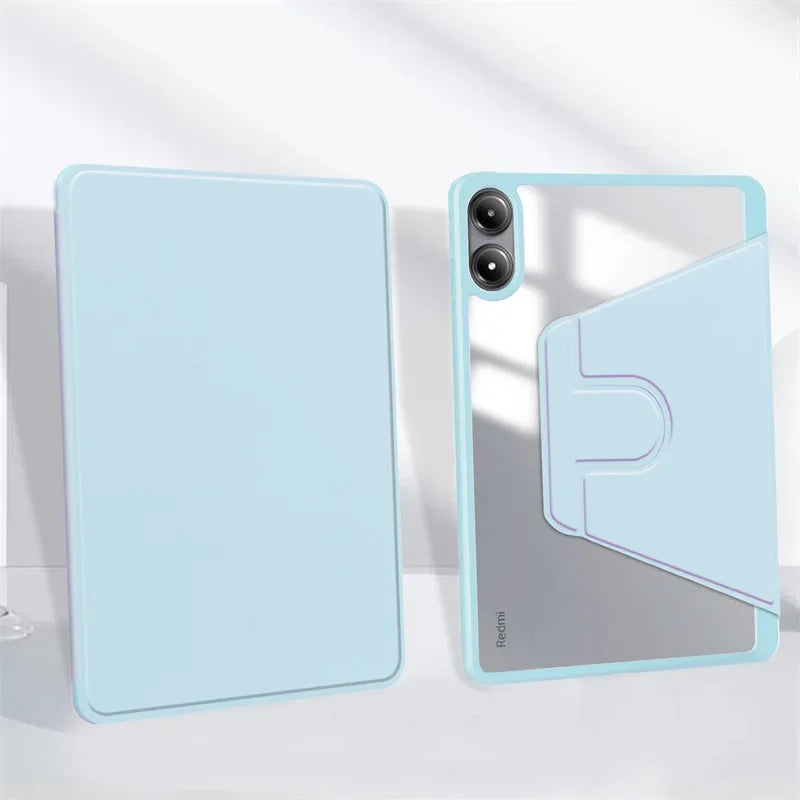 360 Rotation Cover For Redmi Pad Pro Case 12.1 inch with Pencil Holder Cover For Redmi Pad Pro Poco Pad 12 1 2024 Tablet Case