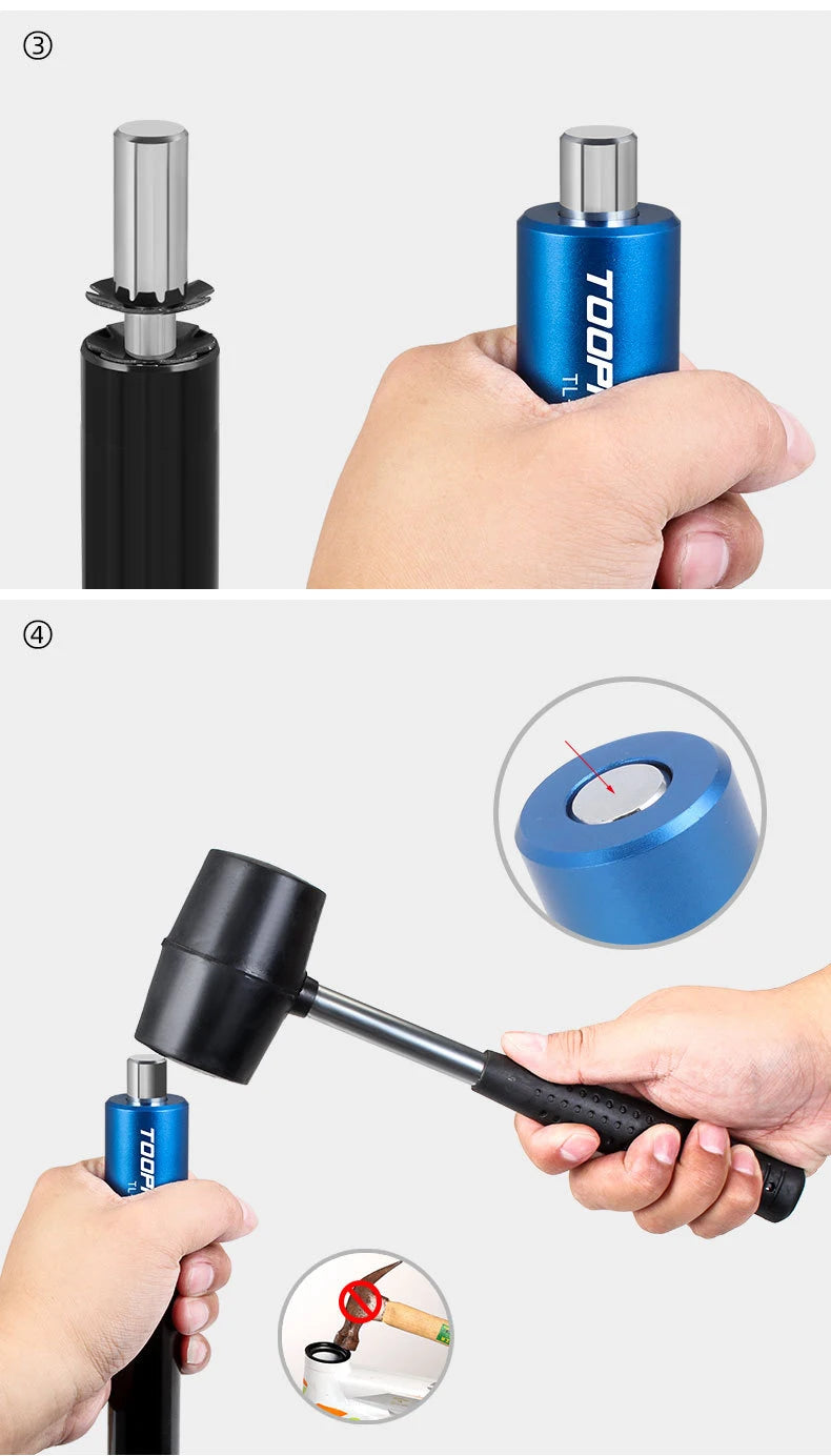 Bicycle Front Fork Star Nut Fitting Tool MTB Bike Steerer Tube Headset Components Tool Maintenance