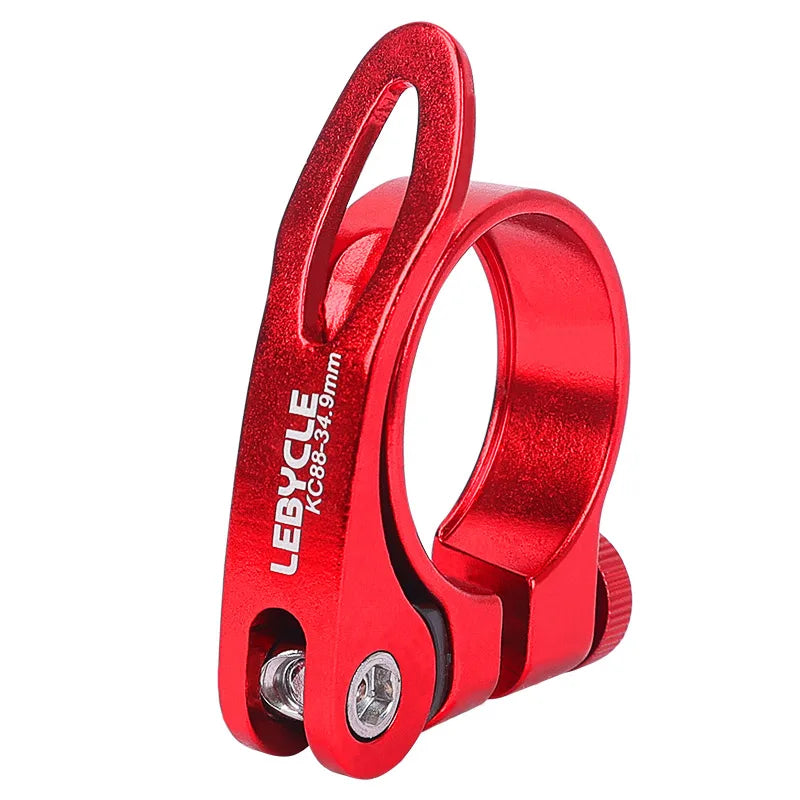 Lebycle Road Bike Aluminum Ultralight Quick Release Bicycle Seat Post Clamp BIKE SEAT PILLAR QUICK RELEASE