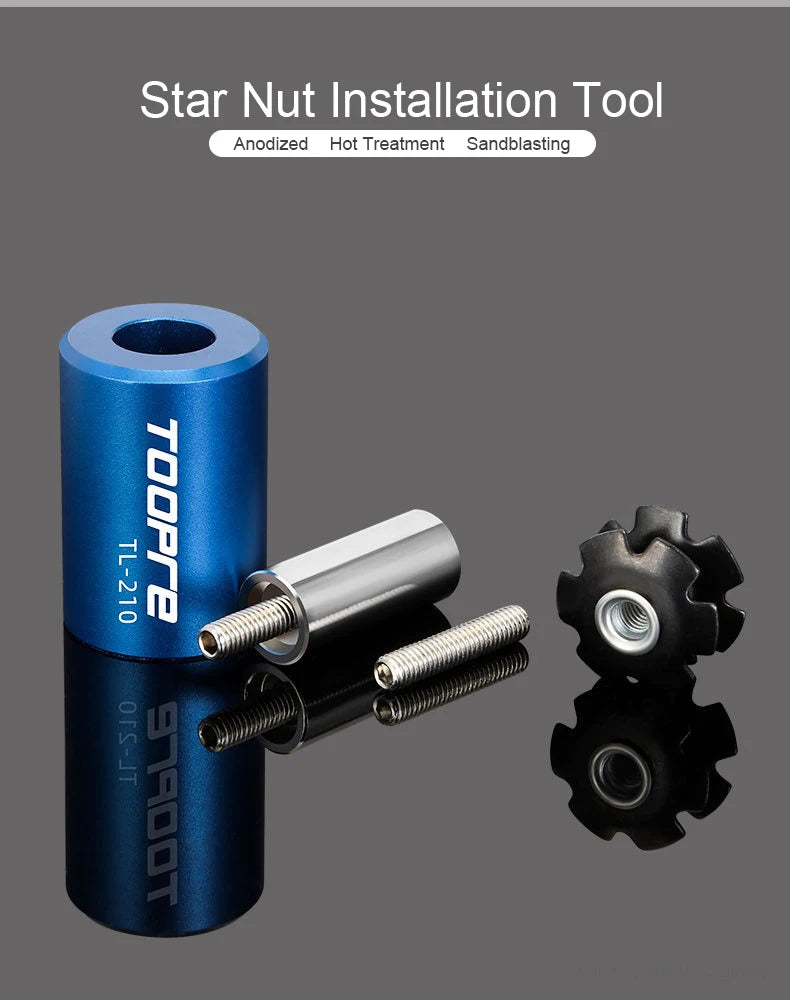 Bicycle Front Fork Star Nut Fitting Tool MTB Bike Steerer Tube Headset Components Tool Maintenance