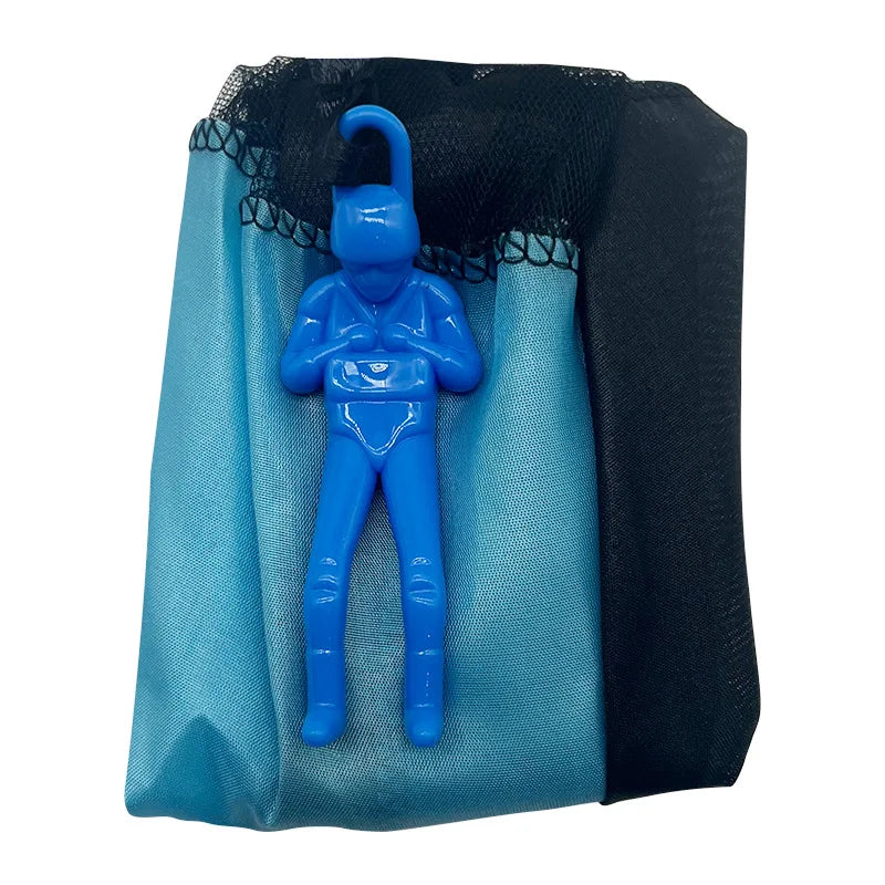 1pcs Hand Throwing Parachute Kids Outdoor Funny Toys Game Play Toys for Children Fly Parachute Sport with Mini Soldier Toys