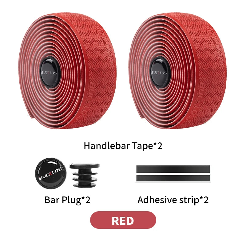 Bike Handlebar Tape EVA PU Road Bicycle Handlebar Tape Anti-slip Shock Absorption Cycling Wrap End Plug Bike Accessories