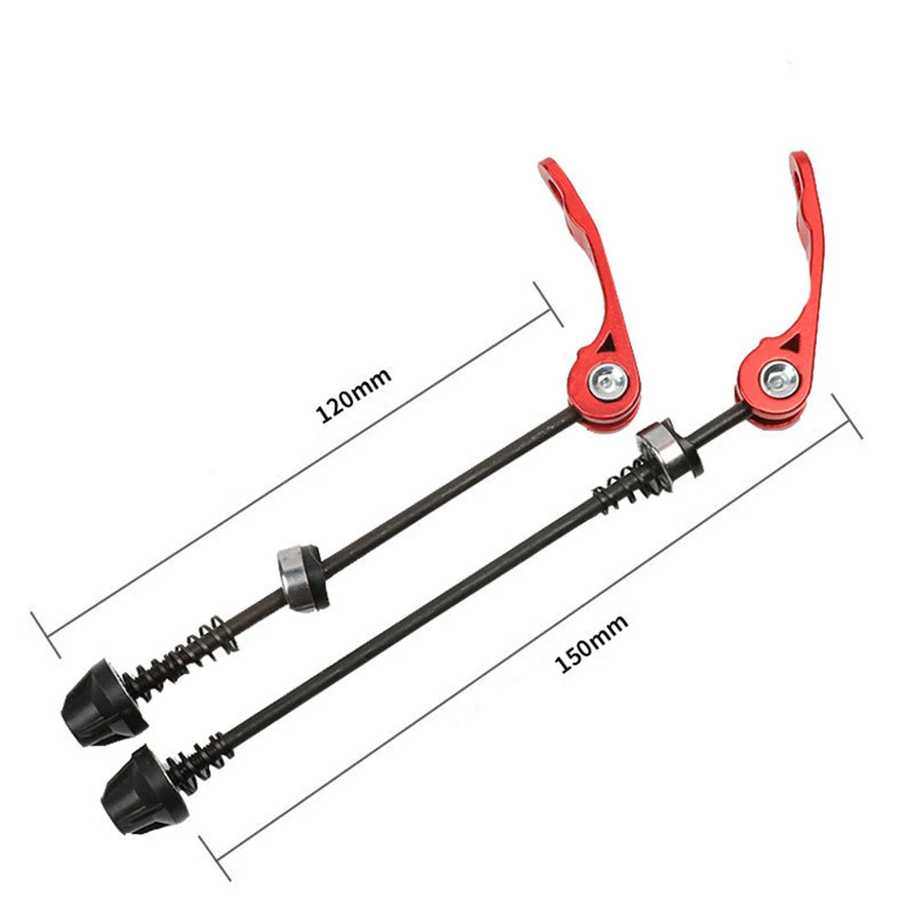 1Pair MTB Bike Rear Tire Quick Release QR Skewer Bicycle Wheel Hub Front 4.5mm Diameter Aluminum Outdoor Cycling Repair Tools