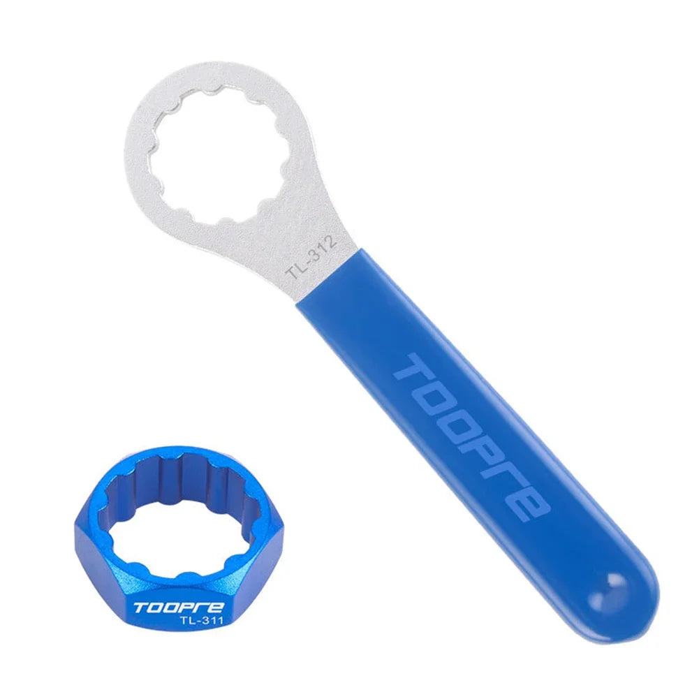 TOOPRE Bicycle Pedal Disassembly Tools Mountain Road Bike Lock Pedal Axle Spindle Shaft Installation Removal for 10-teeth Pedals