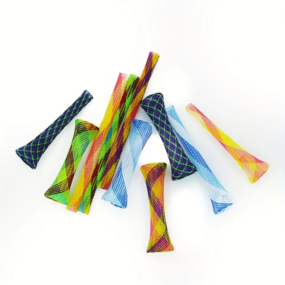 Folding Spring Shaped Toys Colored Elastic Spring Interactive Cat Tearing Stick Providing Fun And Excitement For Pets