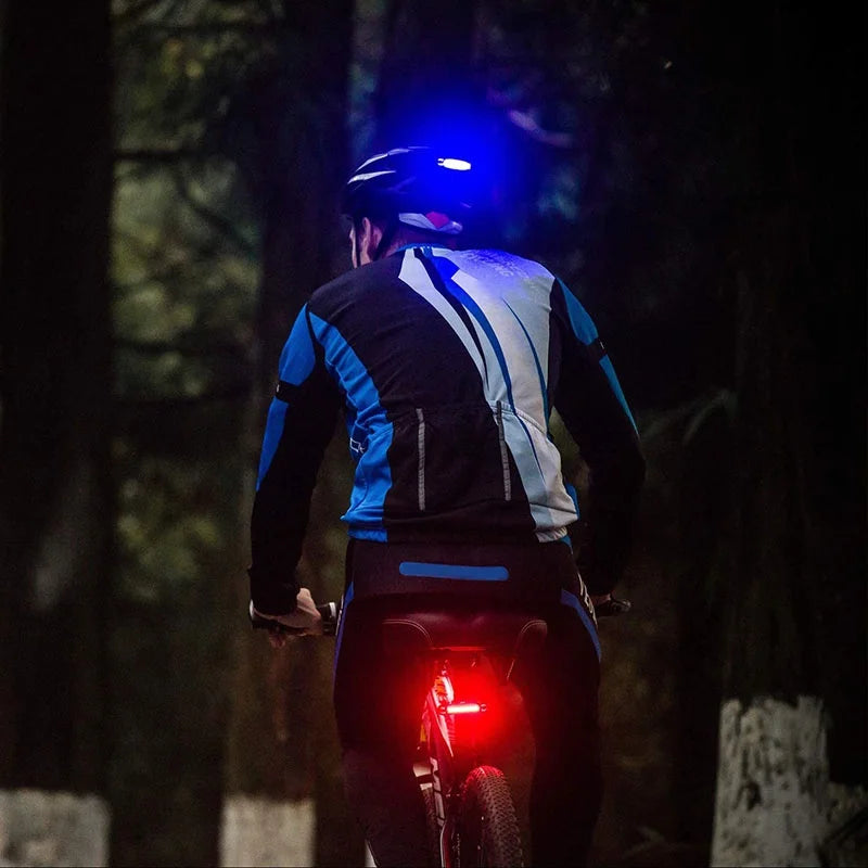 Bicycle Rear Light Waterproof USB Rechargeable LED Safety Warning Lamp Bike Flashing Accessories Night Riding Cycling Taillight