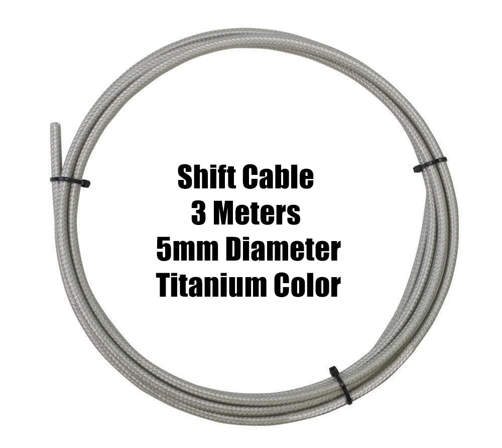 3 Meters Bike Braided Cable Slick Lube Shift Housing Weave Brake Hose Derailleur Shifter Line Wire For Road Mountain Bicycle