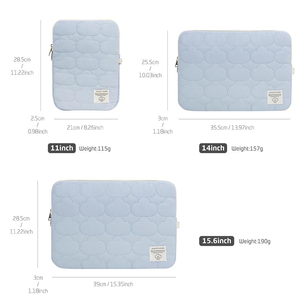 Tablet Bag 9.7-11inch For iPad Air4 5 6 Pro 11 10.9 iPad Case Laptop Sleeves 13.3 14 15 15.6 Inch For Macbook Xiaomi HP Lenovo