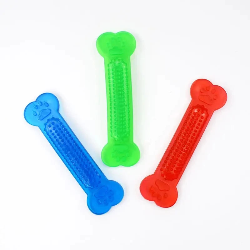 Pet Dog Chew Toys Rubber Bone Toy Aggressive Chewers Dog Toothbrush Doggy Puppy Dental Care For Dog Pet Accessories