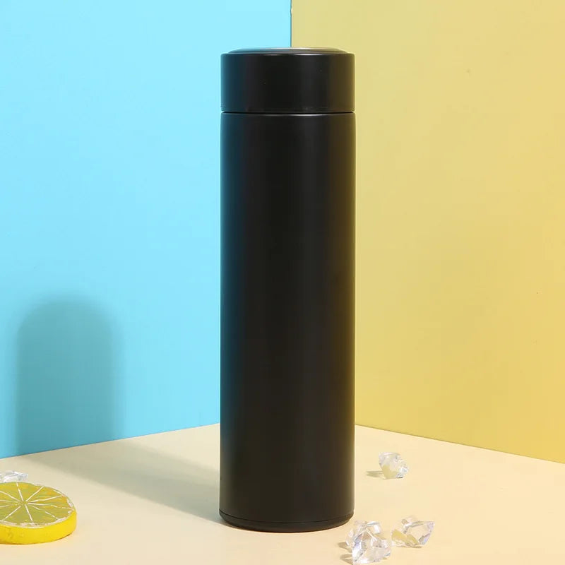 500ML Intelligent Insulation Cup Digital Display Temperature Cup 304 Stainless Steel Straight Cup Coffee Mug Thermal Tumbler