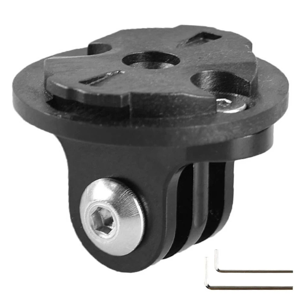 Bicycle Computer Holder Base Bike Camera Mount Holder Bracket Adapter Aluminum Alloy Bicycle Camera Light Mount for Garmin Gopro