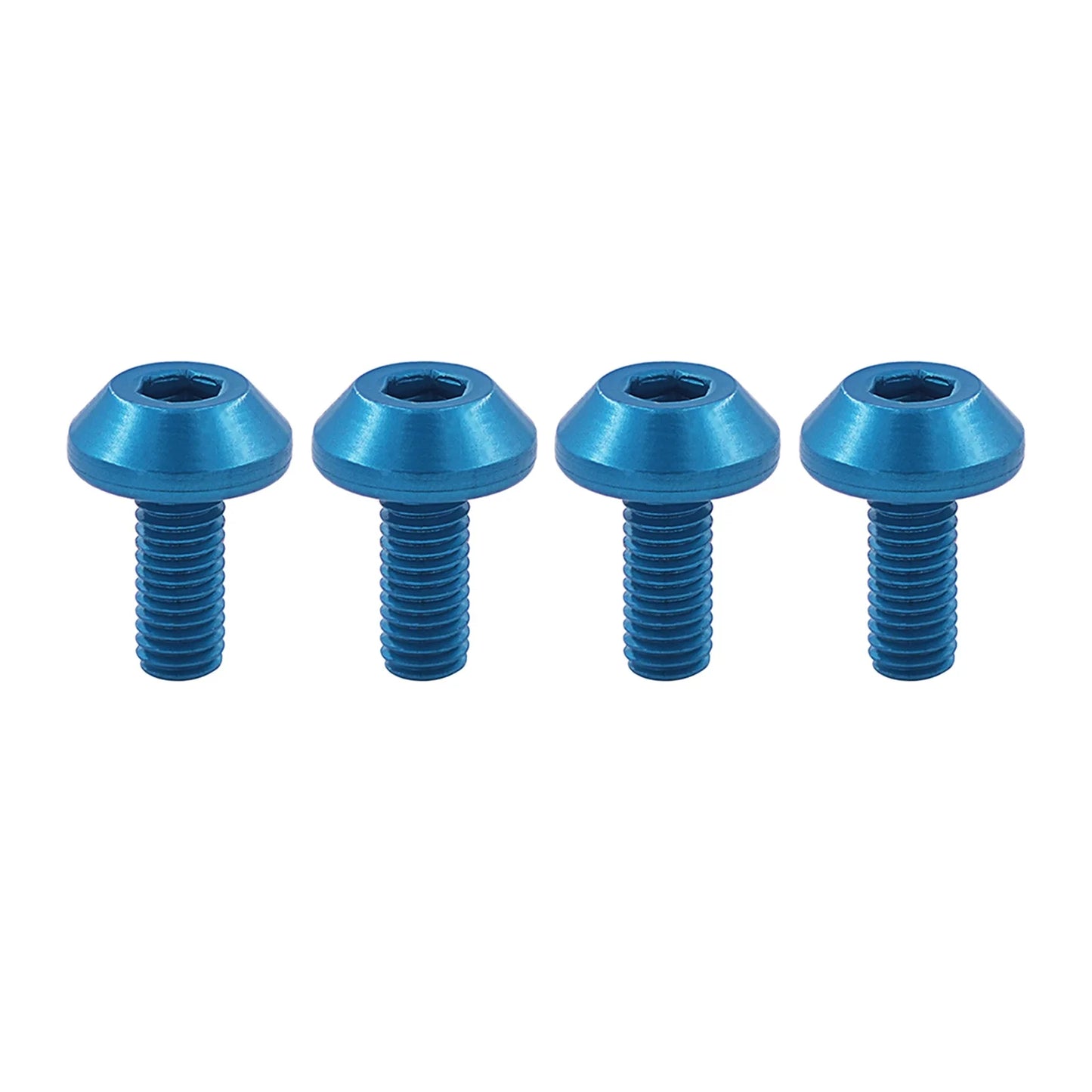 4 Pcs Bicycle Water Bottle Cage Bolt Cycling Accessories Kettle Holder Aluminum M5 Screw Handle Bikes Part for MTB Road Bike