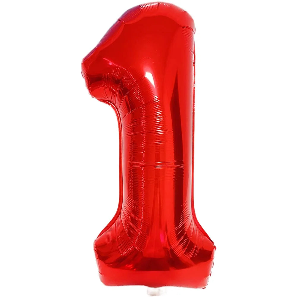 Multi Color Large Numbers 6 Balloon 32Inch 1 2 3 4 5 6 7 8 9 Birthday Ball Red Digit Bachelorette Balloons Figure Golob Balloons