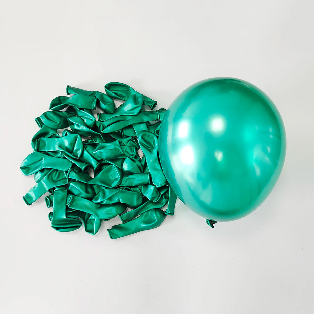 10Inch 10/30/50Pcs Latex Balloon Gold Silver Black Pink Xmax Balloon Wedding Happy Birthday Metallic Chrome Balloon Decoration