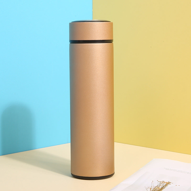 500ML Intelligent Insulation Cup Digital Display Temperature Cup 304 Stainless Steel Straight Cup Coffee Mug Thermal Tumbler