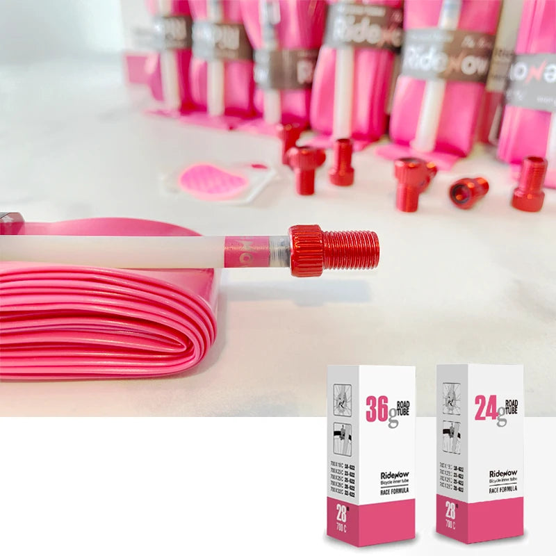 RideNow Ultralight Bike Inner Tube 700c Road Bicycle TPU Inner Tube French Valve Schrader SCHRADER Converter Bike inner Tubes