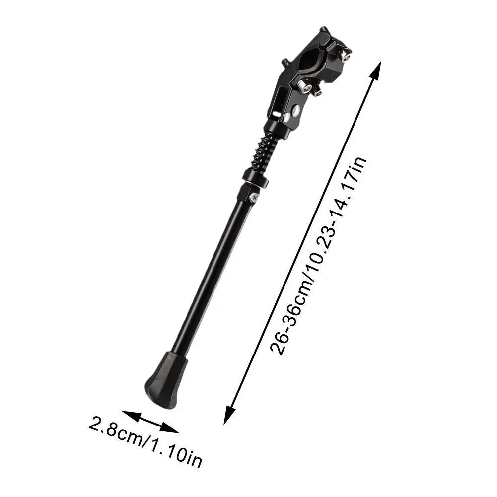 Bicycle Kickstand Mountain Bike MTB Aluminum Side Rear Kick Support 26-36cm Adjustable Bicycle Accessories
