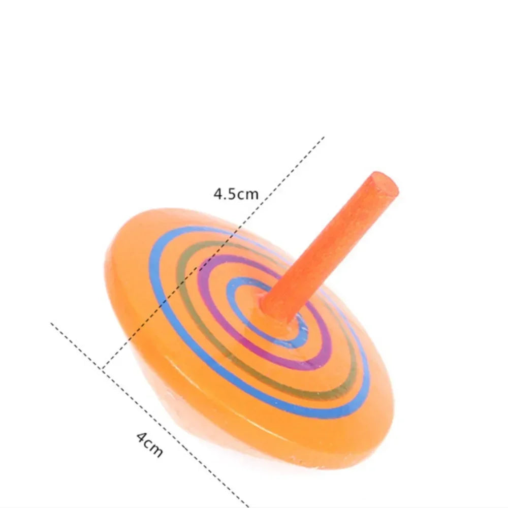 10-30Pcs Fun Wooden Spinning Tops for Children’s Party Gifts, Birthday Carnival Gift Souvenirs, Back-to-school Classroom Rewards