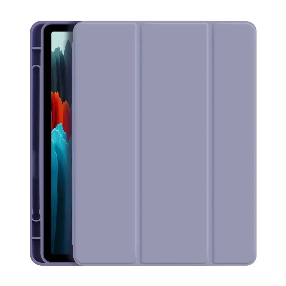 Case for Samsung Galaxy Tab S9 S8 S7 11 inch S10 Plus Fe 12.4" T730 T970 X810 Pencil Holder Cover Samsung Tab S6 Lite10.4 Case