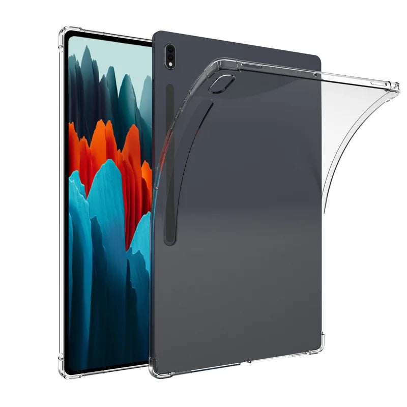 Transparent Case for Samsung Galaxy Tab S7/S8/S9 A8 10.5 inch S6 Lite 10.4 inch A7 A7 lite 11 inch Soft Tpu Airbag Cover Funda