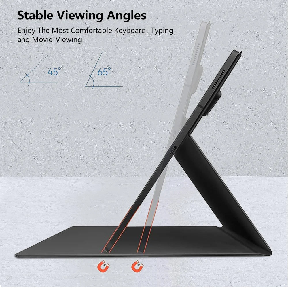 Magnetic Case for Samsung Galaxy S9 S8 Ultra Case Tablet Cover for Galaxy Tab S7 S9 FE Plus Case Slim Protective Leather Funda