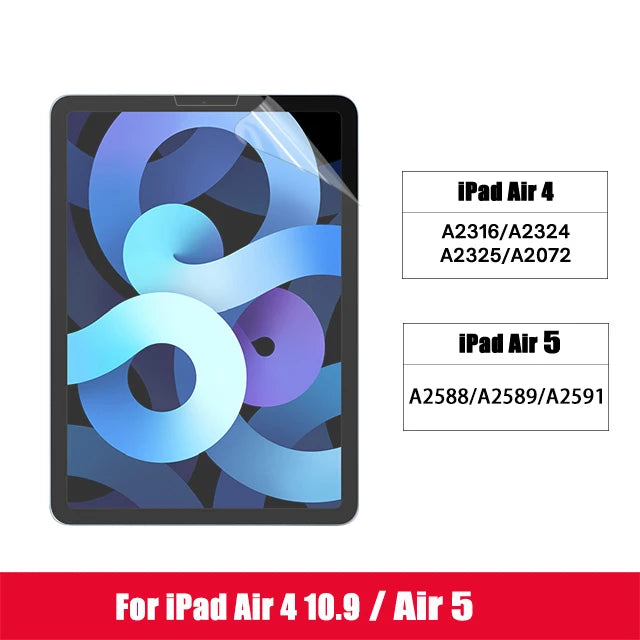Paper-feel Screen Protector For iPad Air 6 2024 Pro 13 inch for iPad Pro 11 12 9 for iPad Air 4 5 iPad 10th Generation 10.2 Mini