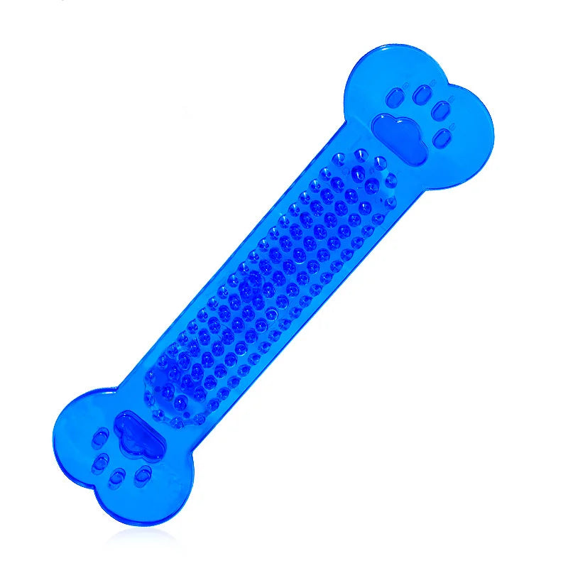 Pet Dog Chew Toys Rubber Bone Toy Aggressive Chewers Dog Toothbrush Doggy Puppy Dental Care For Dog Pet Accessories