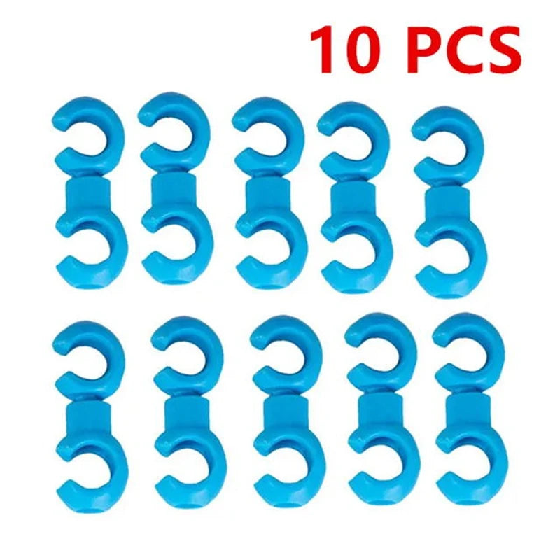 10PCS Mountain bike bicycle accessories handcuff type hub buckle storage device shift line pipe brake hose S buckle