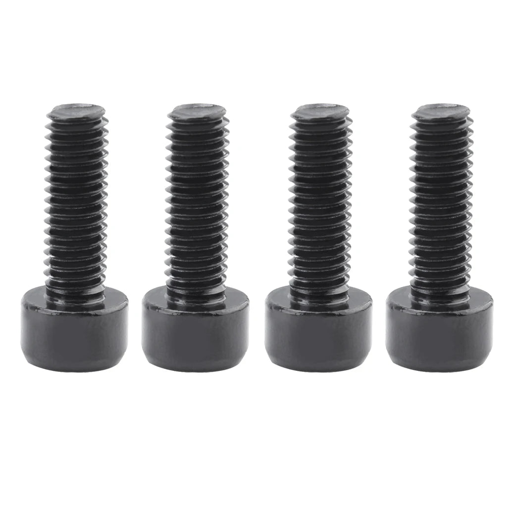 4 Pcs Bicycle Water Bottle Cage Bolt Cycling Accessories Kettle Holder Aluminum M5 Screw Handle Bikes Part for MTB Road Bike