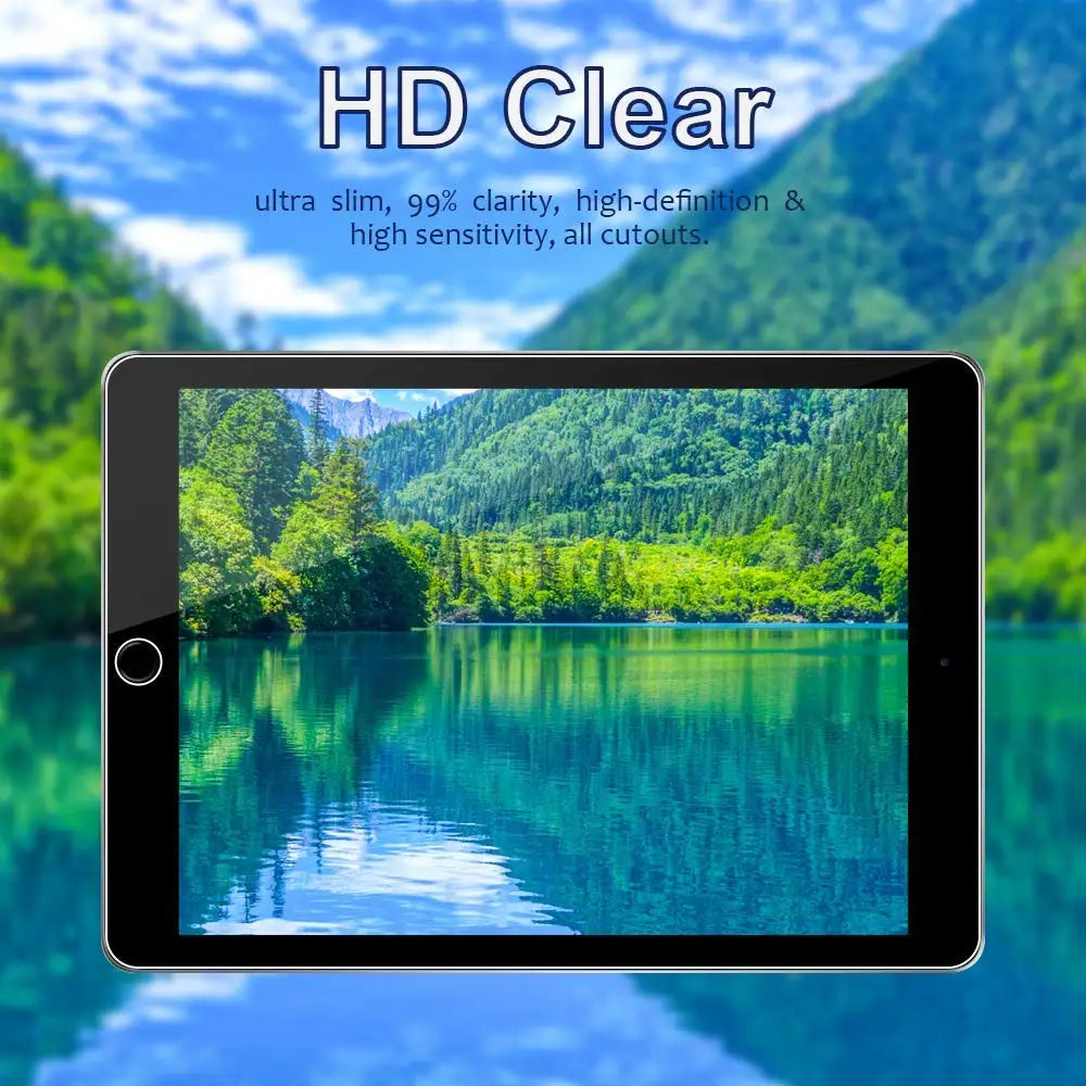 2PCS Tempered Glass Screen Protector for iPad 9 8 7 6 10 Air 5 4 3 2 Mini iPad 10.2 9.7 10. 5 10.9 11 New iPad Pro 2022 2021 20