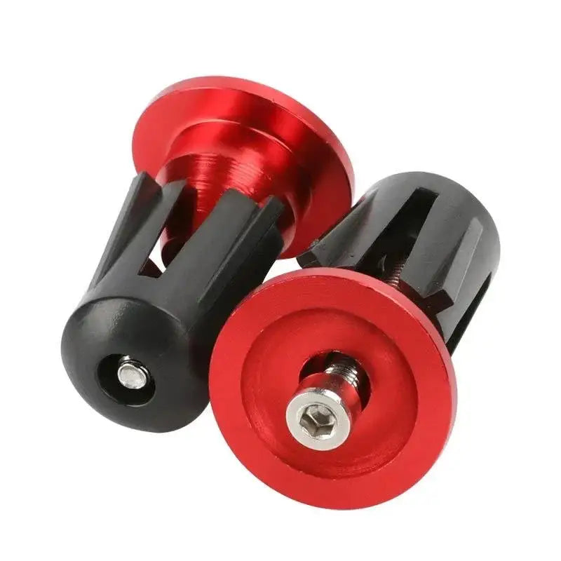 Bike Handlebar End Plugs Aluminum Alloy Mountain Road Bicycle Handlebar End Cap Multi-color Cycling Handlebar Accessories
