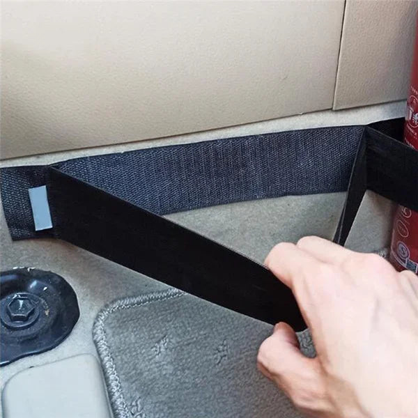 Car Trunk Organizer Elastic Fixing Tape Fire Extinguisher Water Tank Miscellaneous Storage Fixing Tape Cars Storage Accessories