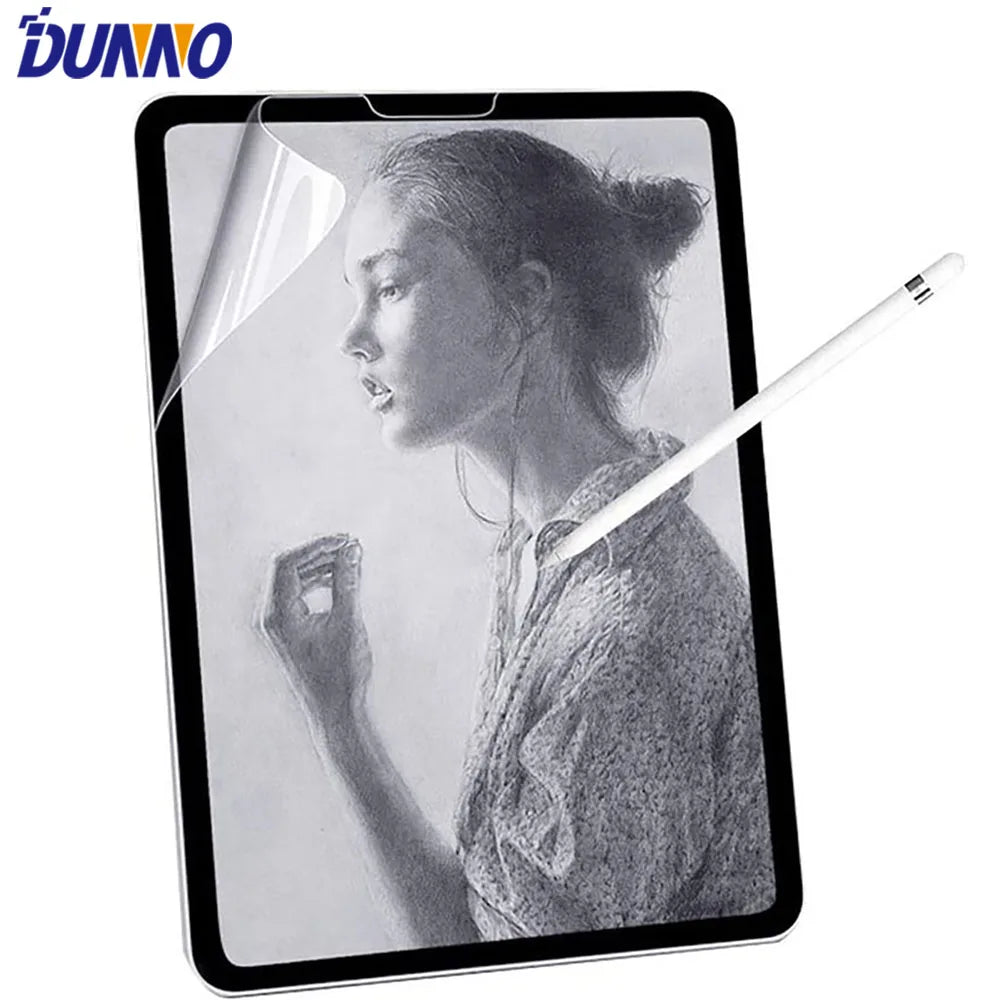 For iPad Air 6 2024 Pro 11/13 M4 Screen Protector Film Paper Feel Matte PET Painting for iPad 7th 8th 9th 10th Generation