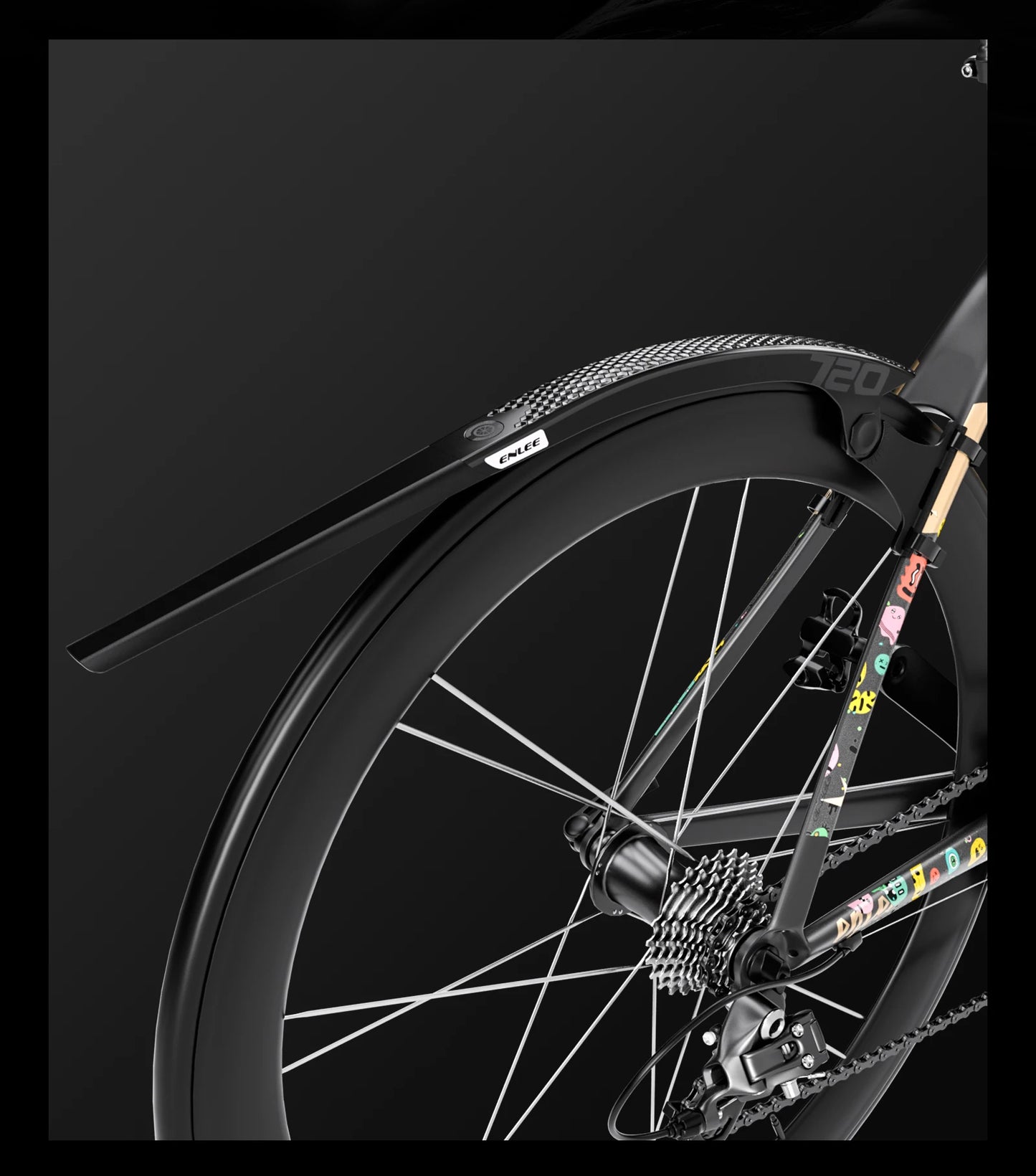 ENLEE Bicycle Fenders Front/Rear Tire Wheel Fenders Mudguard MTB Mountain Bike Road Cycling Fix Gear Accessories