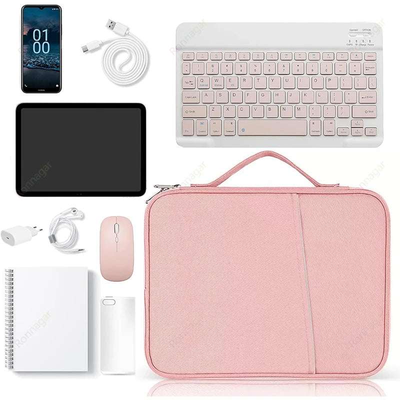 Sleeve Handbag Funda For Samsung Galaxy Tab S10 Plus SM-X820 SM-X826B 12.4" S9/S8/S7 Plus Tab S10 Ultra 14.6 Inch Pouch Case Bag