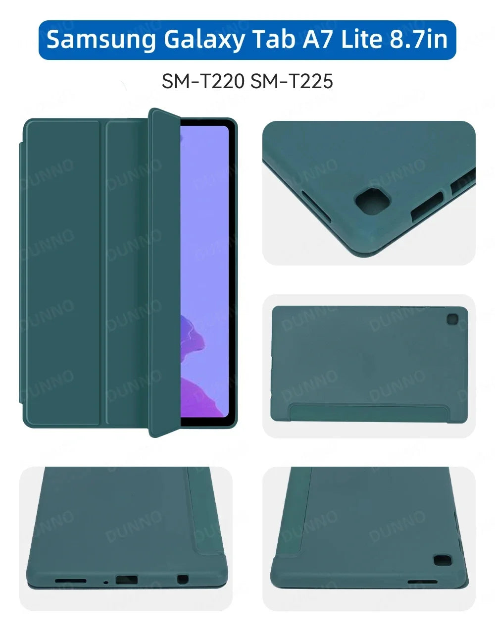 Case Fit Samsung Galaxy Tablet Case for S6 lite Tab A9 A8 A7 S7 S8 S9 and Plus FE Smart Auto Sleep Wake Function Silicone Cover