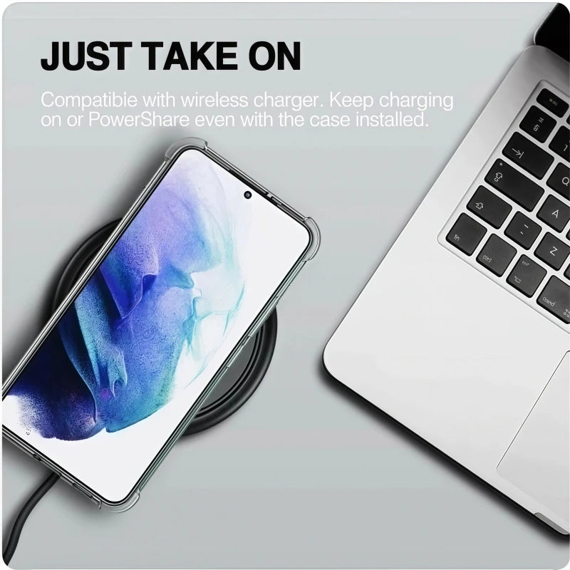 Full Camera Protection Silicone Soft Case For Samsung Galaxy S23 S22 S21 Plus FE Clear Back Case Ultra Thin Back Cover Coque TPU