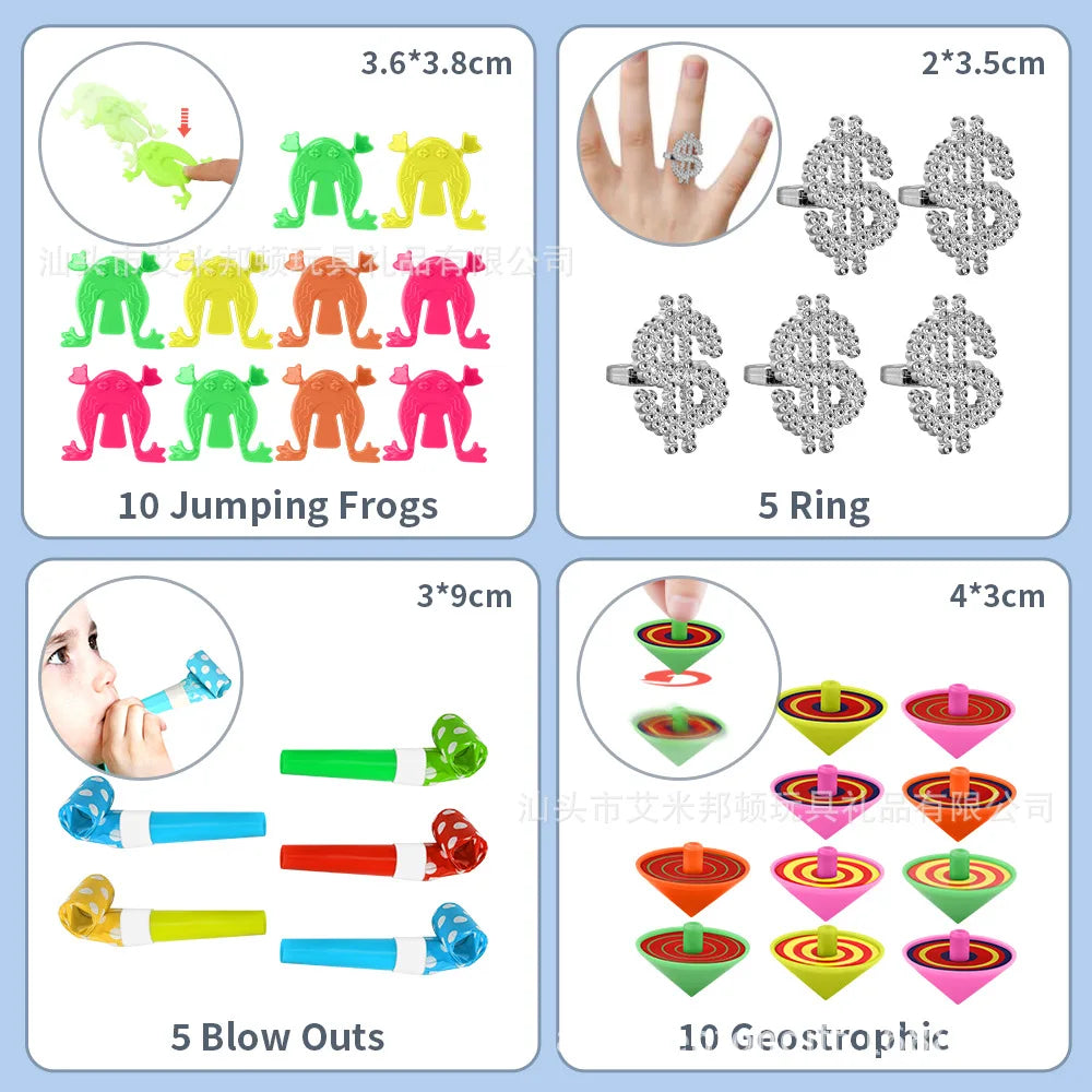 30/200/300PCS Party Favors Toy Assortment Giveaway Pinata Filler Bulk Toys for Kids Birthday Party Present Souvenir Toys Gift