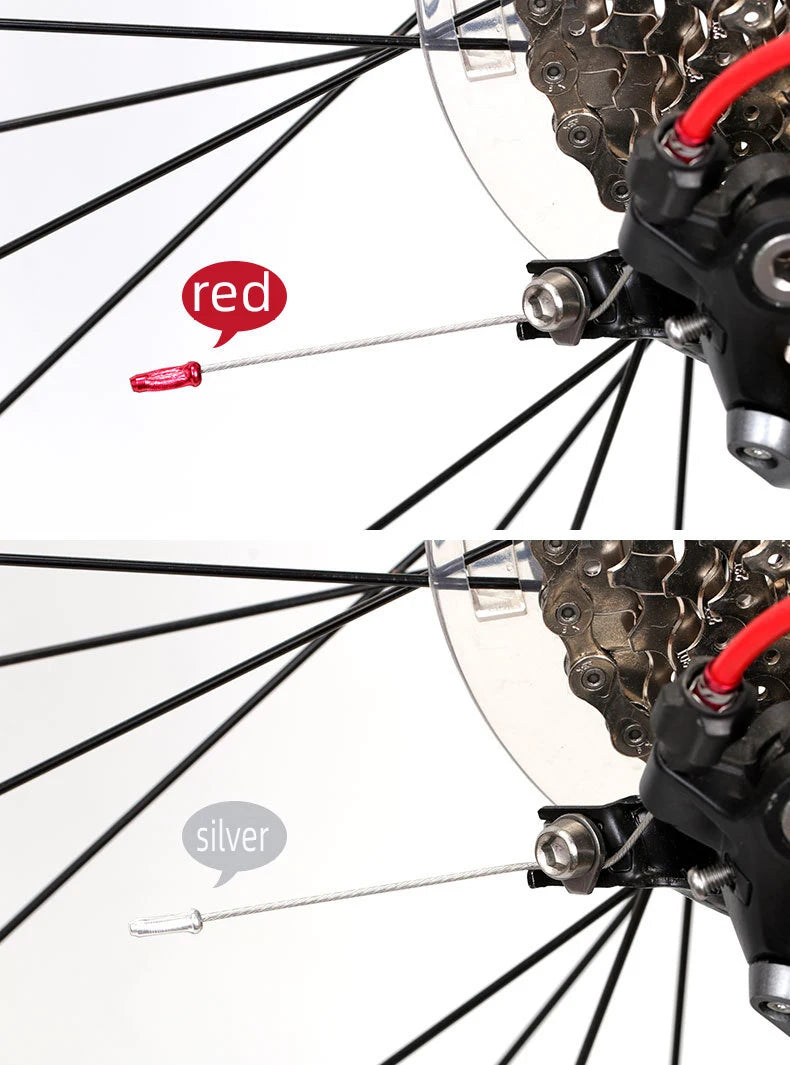 Bicycle Cable End Caps Bike Wire End Caps Brake Derailleur Shifter Cable Tips Crimps MTB Bike Bicycle Accessories