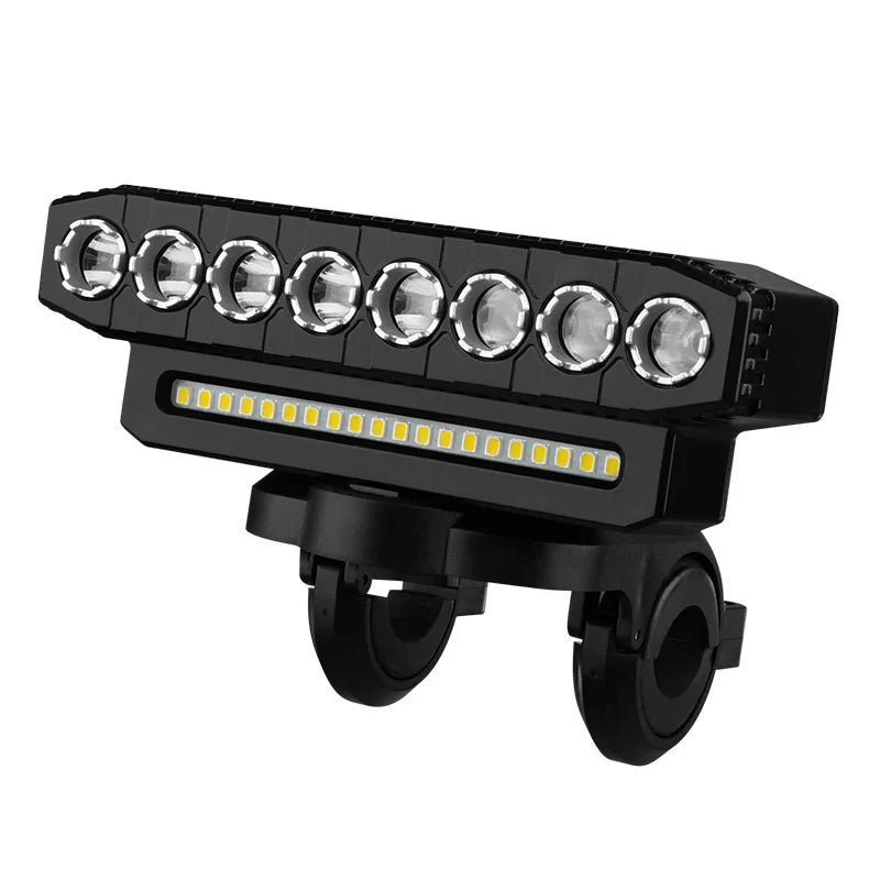 New USB Charging MTB Headlight Bicycle Light LED Waterproof Cycling Lamp Flashlight Cycling Horn Bike Light Front light bicycle