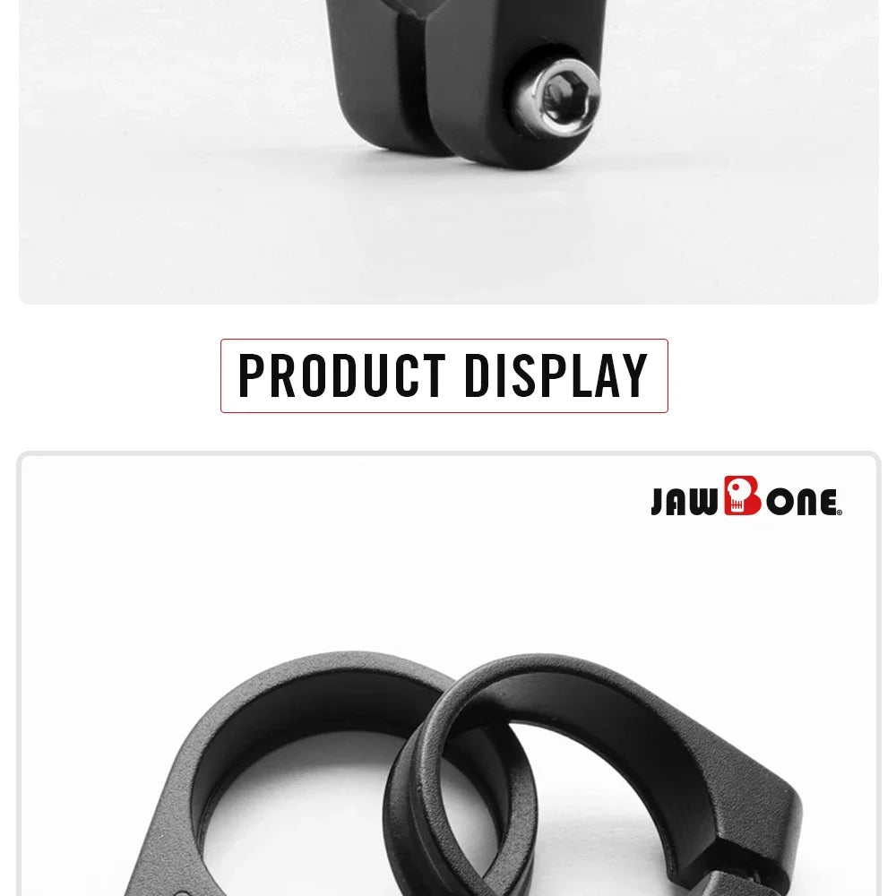 Jawbone Seat Post Clamp CNC Alloy Light Saddle Bicycle Seating Post for 25.4 27.2 30.9 31.6 mm Lock Bike Cycling Accessories