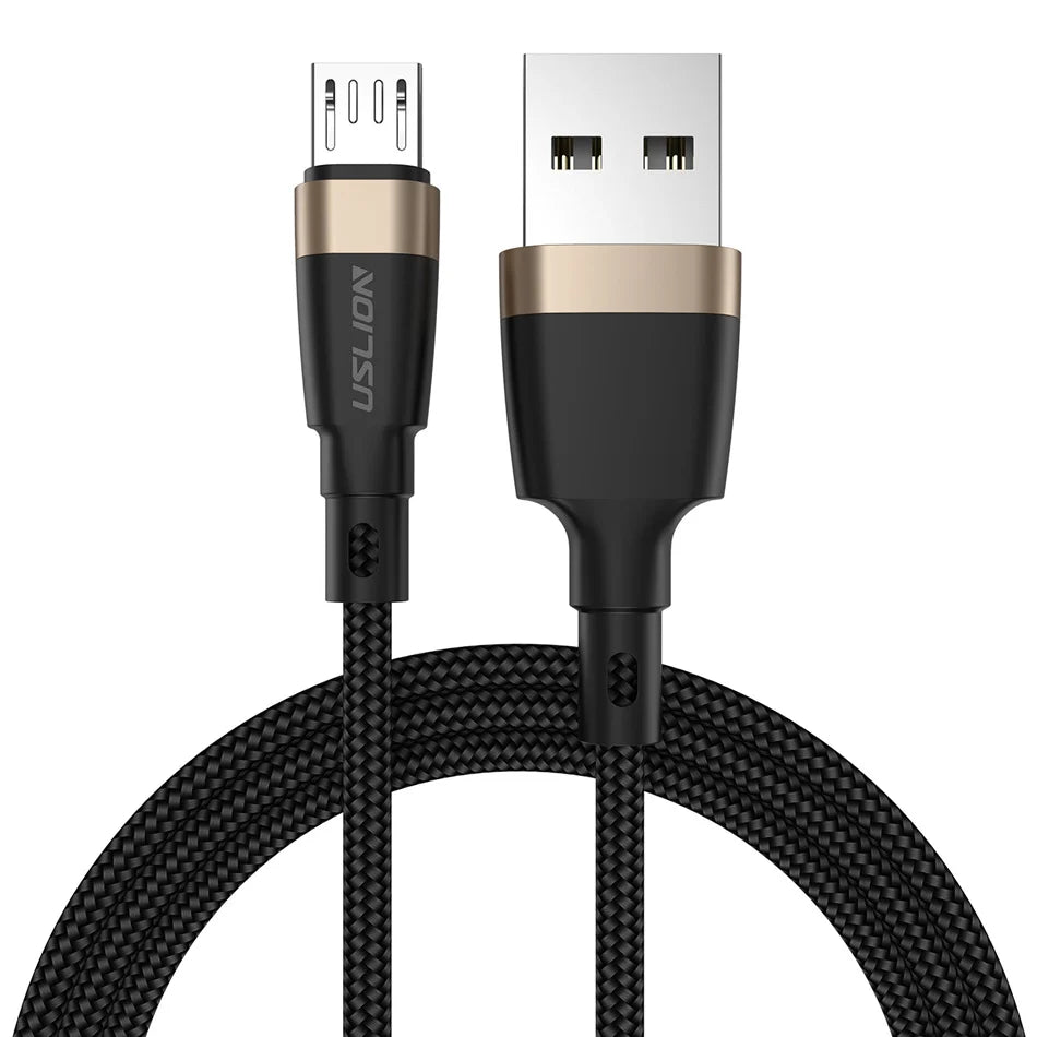 USLION 5A Micro USB Cable Fast Charger for Samsung Xiaomi LG