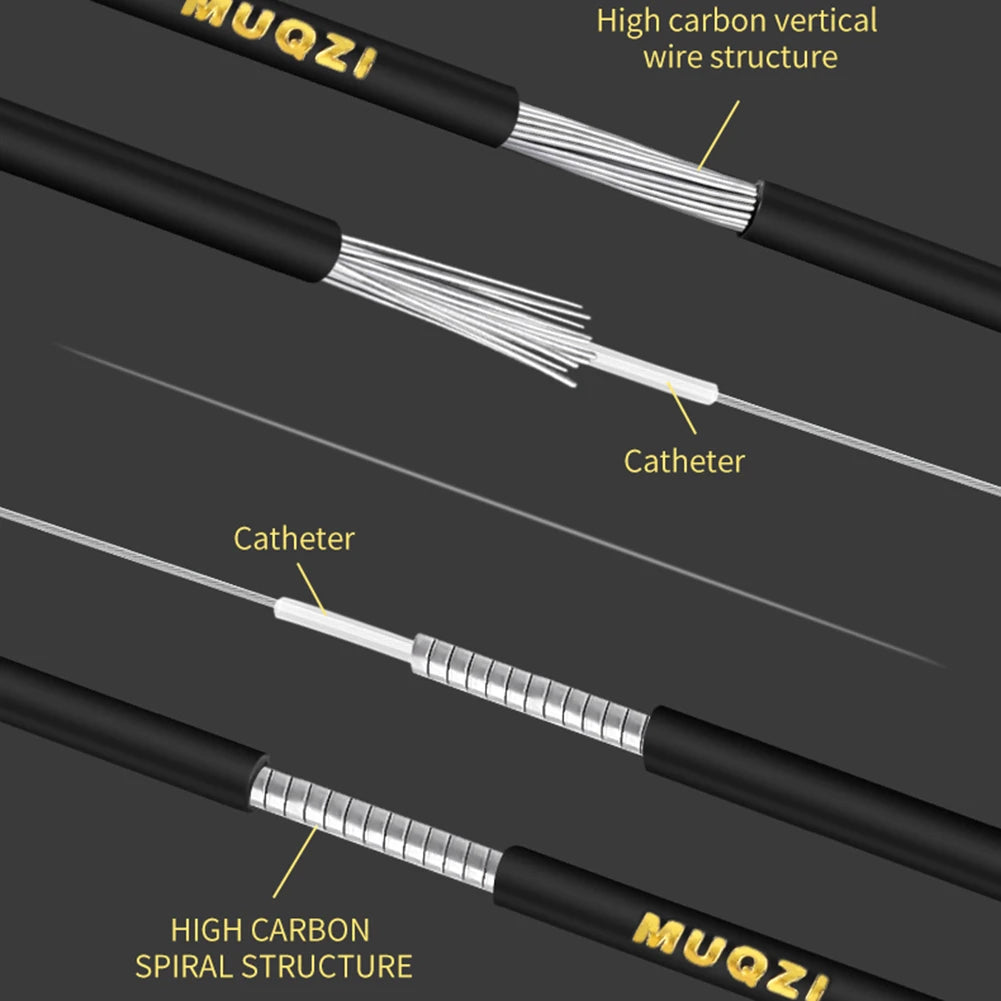 MUQZI MTB Road Bike Brake Cable Shift Line Set Universal Bicycle Shift Brake Cable Kit Transmission Tube Cables Wire